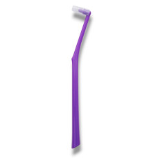 Healthy Smile Tuft Medium 6 mm Mono-Tuft Toothbrush, Purple